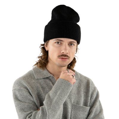 Bonnets - Gårda Angora Beanie (noir)