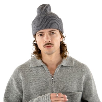 Bonnets - Gårda Angora Beanie (gris)