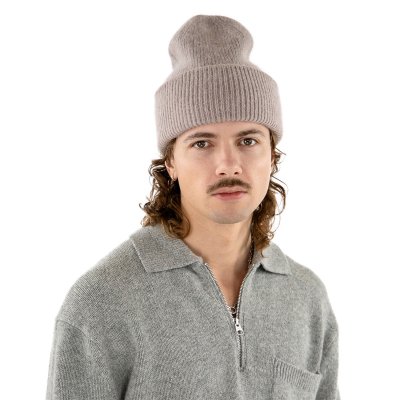 Bonnets - Gårda Angora Beanie (greige)