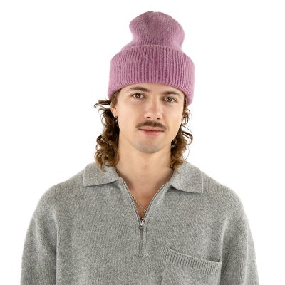 Bonnets - Gårda Angora Beanie (violet)
