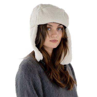 Chapeau de trappeur - Gårda Levanger Trapper Hat (blanc cassé)
