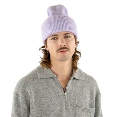 Bonnets - Gårda Angora Beanie (lavande)