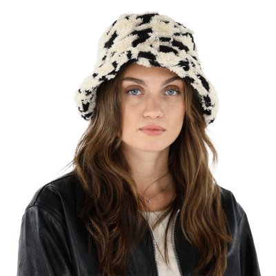 Chapeaux - Gårda Visina Bucket hat (noir/blanc)