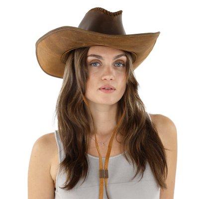 Chapeaux - Gårda Grafton Leather Cowboy (marron)
