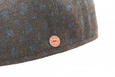 Casquette gavroche/irlandaise - Mayser Paddy (marron-bleu)