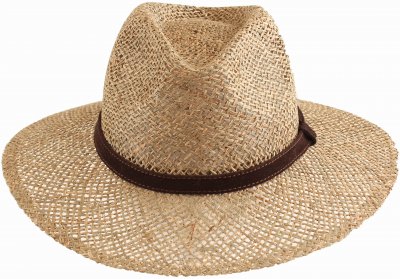 Chapeaux - Gårda Arese Seagrass Fedora (nature)