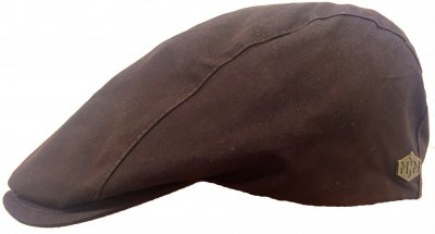 Casquette gavroche/irlandaise - MJM Daffy Wax Cotton (marron)
