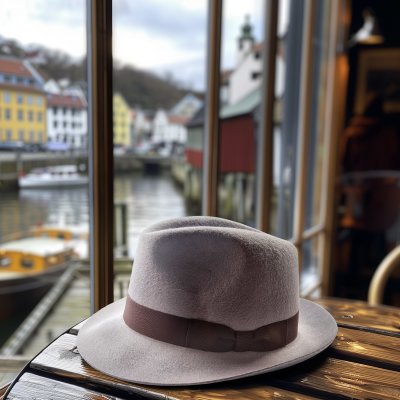 Chapeaux - Gårda Brighton Fedora (gris)