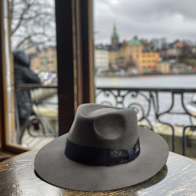 Chapeaux - Gårda Boston Fedora (gris)