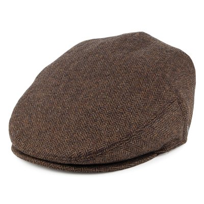 Gubbkeps / Flat cap - Jaxon Harrogate Flat Cap (brun)