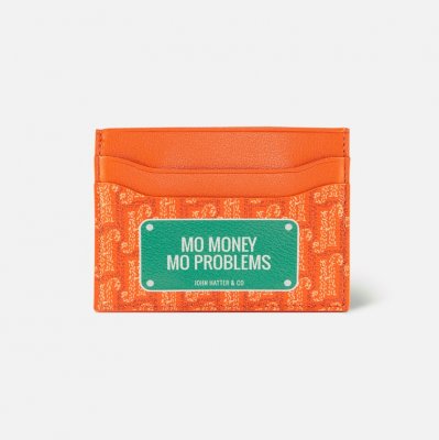 Porte-carte - John Hatter - Mo Money Mo Problems (orange)
