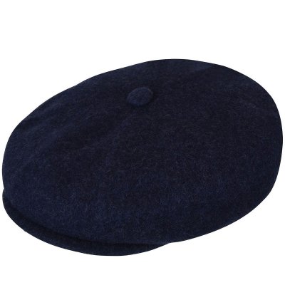 Casquette gavroche/irlandaise - Kangol Wool Hawker (bleu marin)
