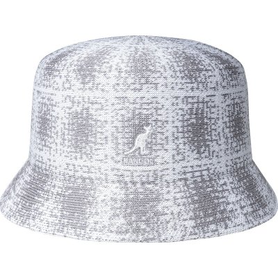Chapeaux - Kangol Grunge Bucket (grise/blanc)