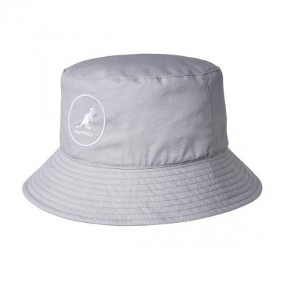 Chapeaux - Kangol Cotton Bucket (gris clair)