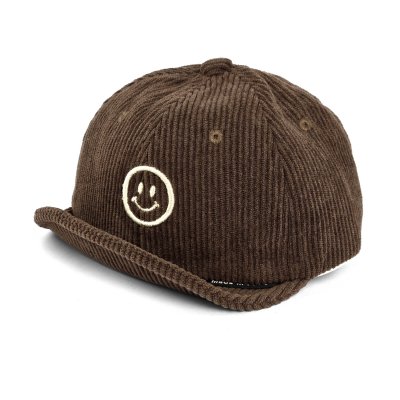 Casquettes Enfant - Gårda Smile Corduroy Cap (brun)