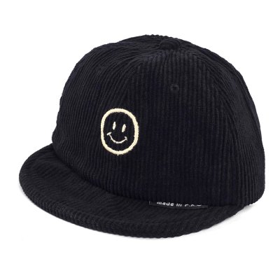 Casquettes Enfant - Gårda Smile Corduroy Cap (noir)