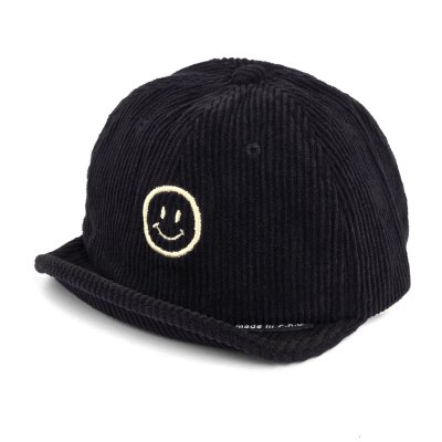 Casquettes Enfant - Gårda Smile Corduroy Cap (noir)