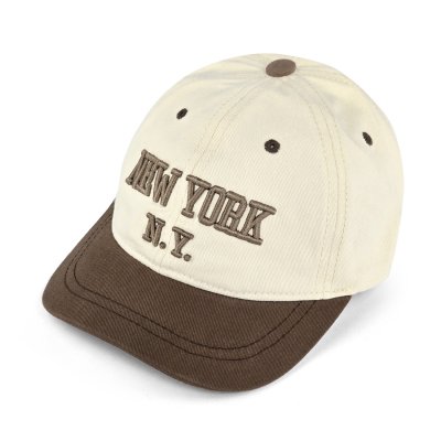 Casquettes Enfant - Gårda New York Baseball Cap (crème/marron)