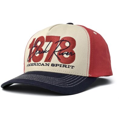 Casquette - Black River 1878 Trucker (crème/rouge/marine)
