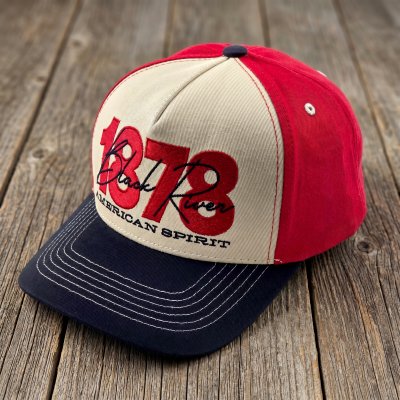 Casquette - Black River 1878 Trucker (crème/rouge/marine)