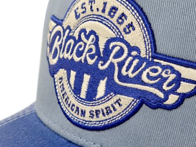 Casquette - Black River Voyager Trucker (bleu)