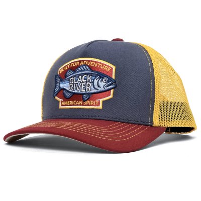 Casquette - Black River Adventure Trucker (bleu/beige/rouge)