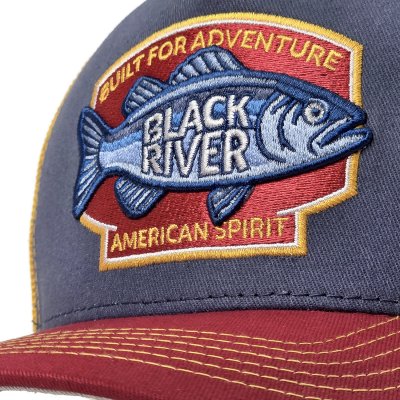 Casquette - Black River Adventure Trucker (bleu/beige/rouge)