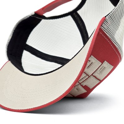 Casquette - Black River Bold Logo Trucker (rouge/crème)