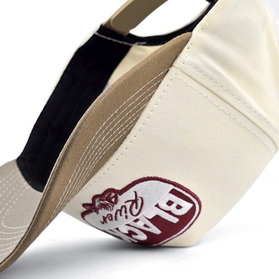 Casquette - Black River Charleston Cotton Snapback (blanc cassé/kaki)