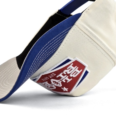 Casquette - Black River Cincinnati Cotton Snapback (blanc cassé/bleu)