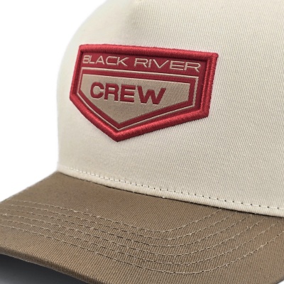 Casquette - Black River Crew Cotton Snapback (blanc cassé/kaki)