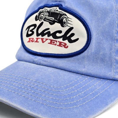 Casquette - Black River Hot Rod Washed Trucker (bleu clair/crème)