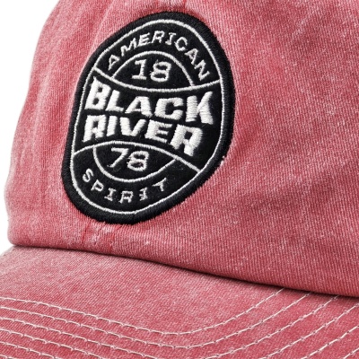 Casquette - Black River Knoxville Washed Trucker (rouge/crème)