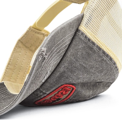 Casquette - Black River Portland Washed Trucker (noir/crème)