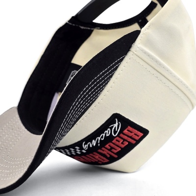Casquette - Black River Racing Cotton Snapback (blanc cassé/noir)