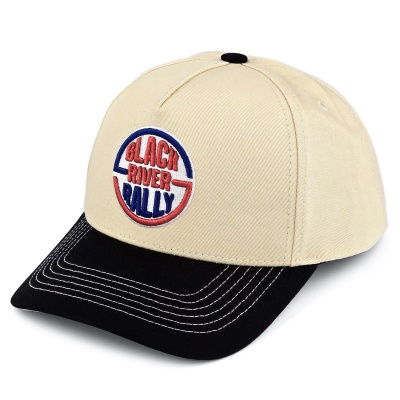 Casquette - Black River Rally Cotton Snapback (crème/noir)