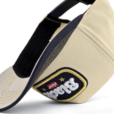 Casquette - Black River Reno Cotton Snapback (crème/marine)