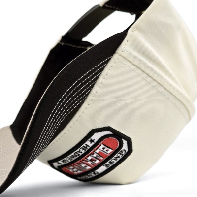Casquette - Black River Richmond Cotton Snapback (blanc cassé/noir)