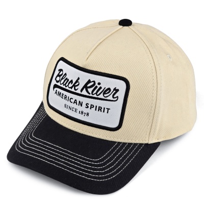 Casquette - Black River Sedona Cotton Snapback (crème/noir)