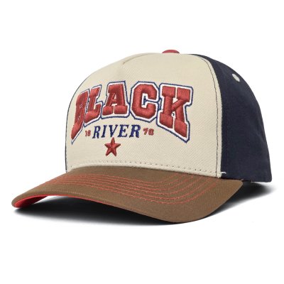 Casquette - Black River Texas Trucker (crème/marine/marron)