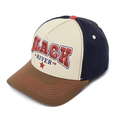 Casquette - Black River Texas Trucker (crème/marine/marron)