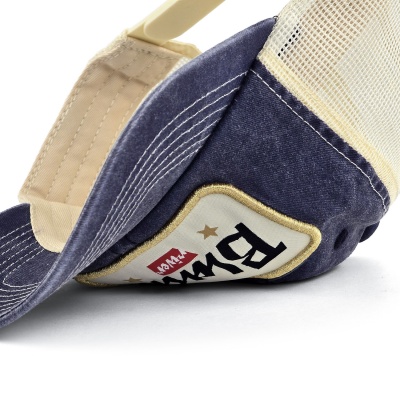 Casquette - Black River Toledo Washed Trucker (marine/crème)