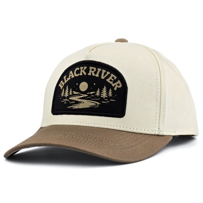 Casquette - Black River Wichita Cotton Snapback (blanc cassé/kaki)