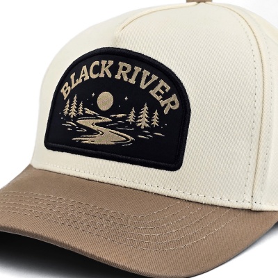 Casquette - Black River Wichita Cotton Snapback (blanc cassé/kaki)