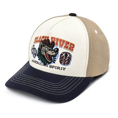 Casquette - Black River Gambler Trucker (blanc cassé/beige/marine)