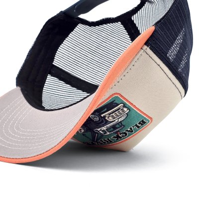 Casquette - Black River Tow Trucker (crème/bleu/orange)