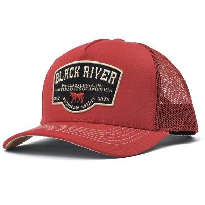 Casquette - Black River Foundry Trucker (rouge)