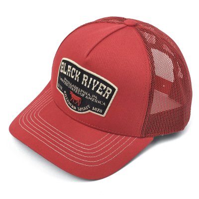 Casquette - Black River Foundry Trucker (rouge)