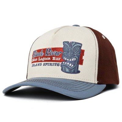 Casquette - Black River Lagoon Bar Trucker (blanc cassé/bleu)