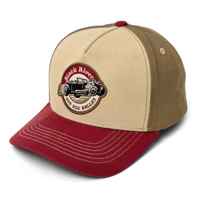 Casquette - Black River Rebel Trucker (beige/vert/rouge)